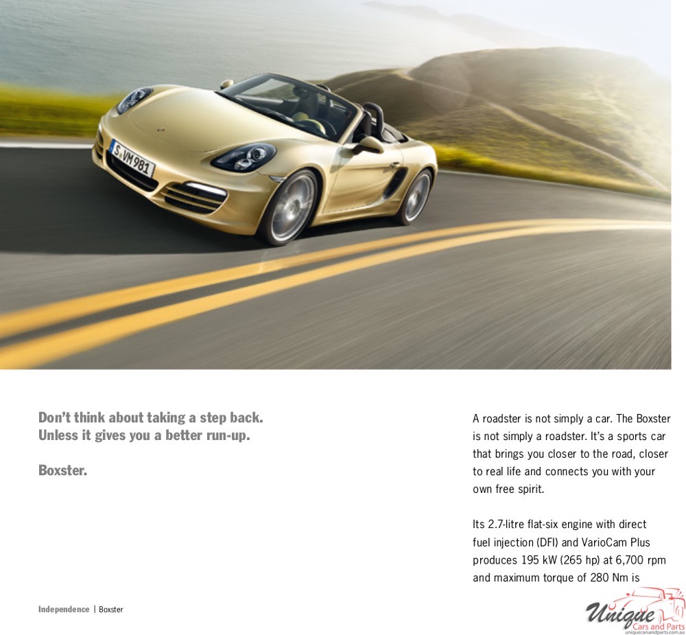 2014 Porsche Boxster Brochure Page 14